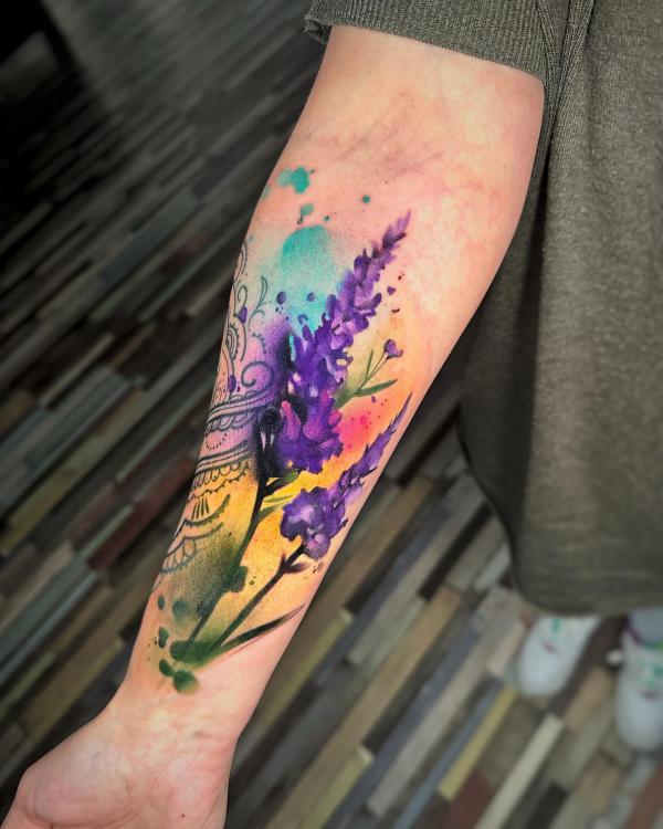 Floral Watercolor Tattoos: A Symphony of Color on Skin