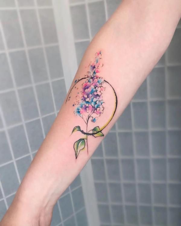 Floral Watercolor Tattoos: A Symphony of Color on Skin