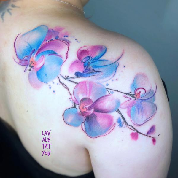Floral Watercolor Tattoos: A Symphony of Color on Skin