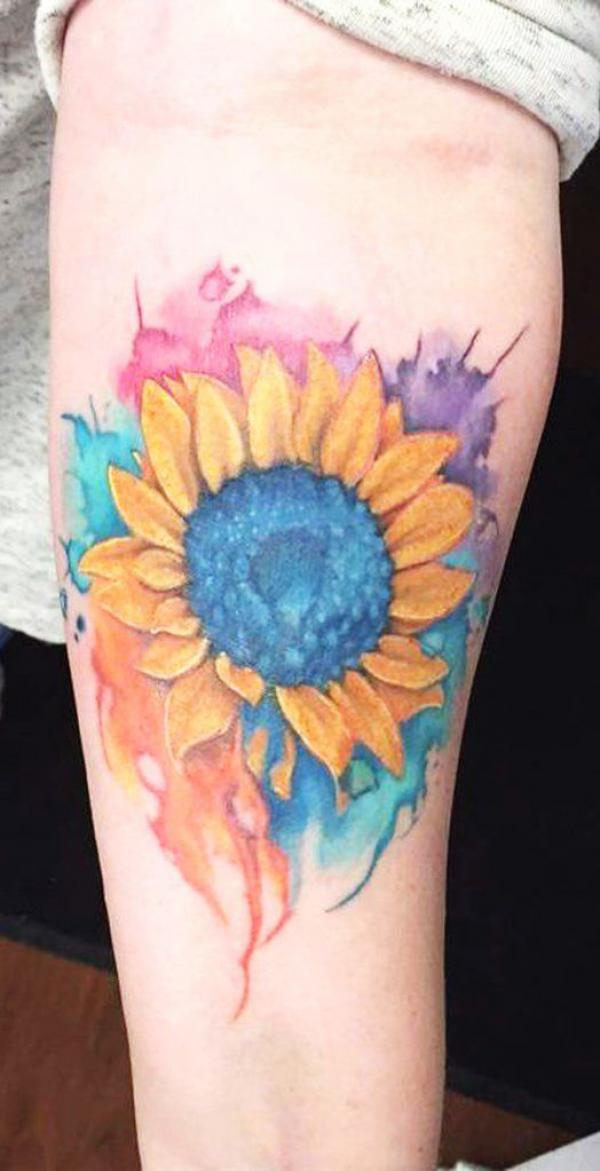 Floral Watercolor Tattoos: A Symphony of Color on Skin