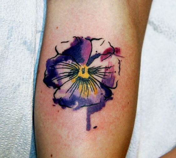 Floral Watercolor Tattoos: A Symphony of Color on Skin