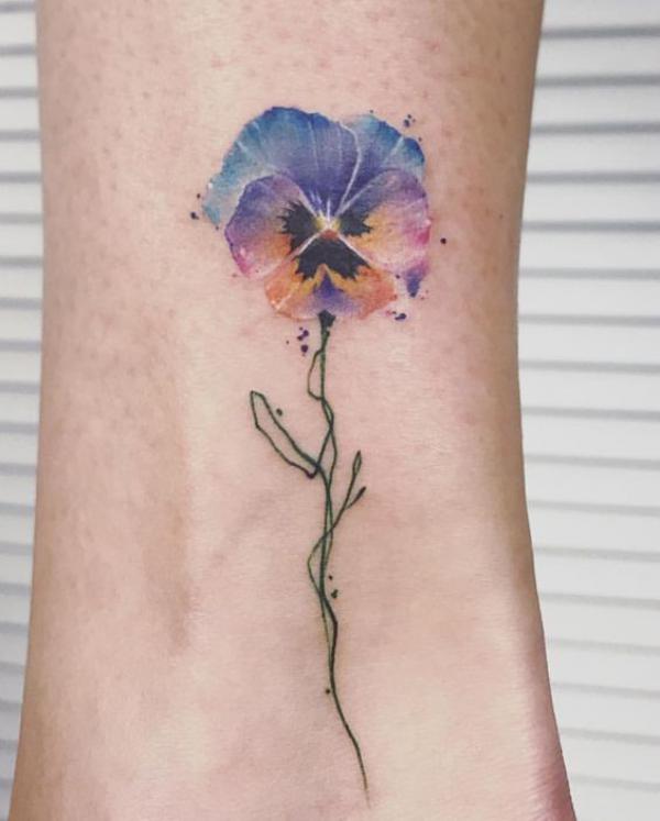 Floral Watercolor Tattoos: A Symphony of Color on Skin