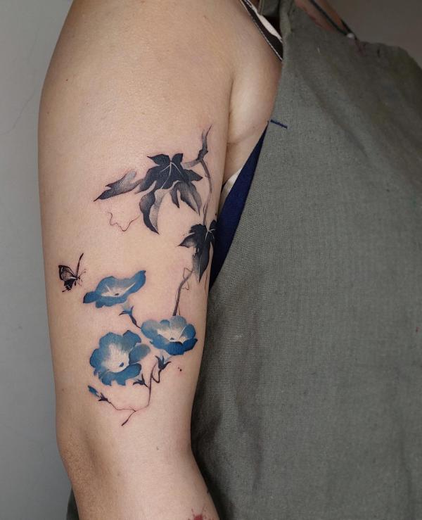 Floral Watercolor Tattoos: A Symphony of Color on Skin