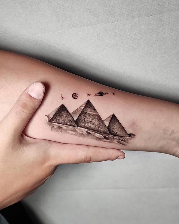 70 Egyptian Pyramid Tattoo Ideas: Design and Meaning