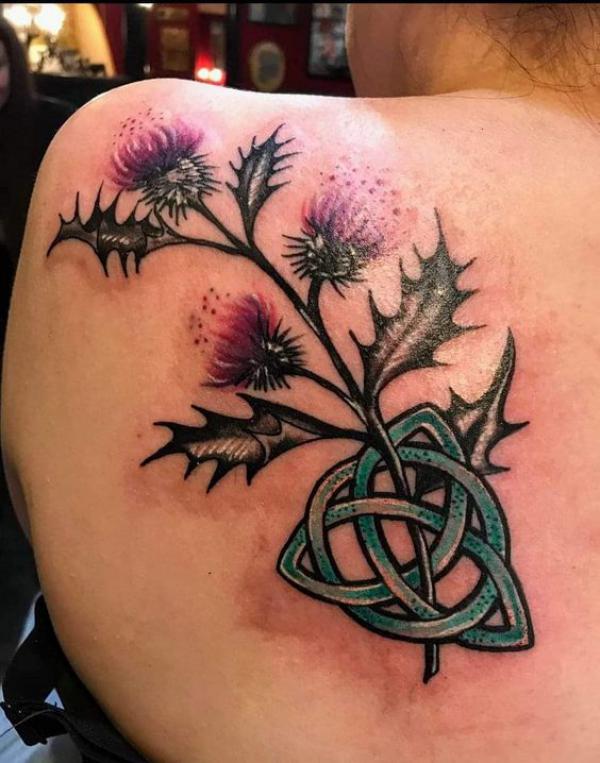 100 Thistle Tattoo Designs with Meaning