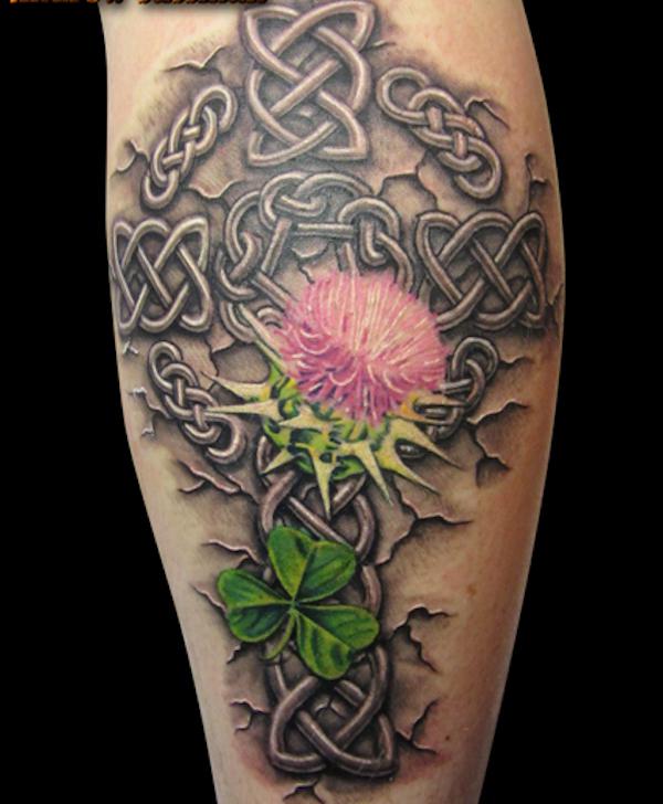 100 Thistle Tattoo Designs with Meaning