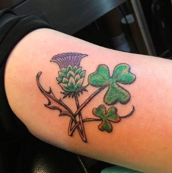 100 Thistle Tattoo Designs with Meaning