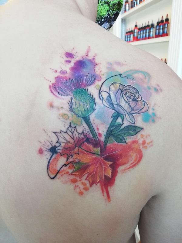 100 Thistle Tattoo Designs with Meaning