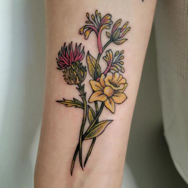 100 Thistle Tattoo Designs with Meaning