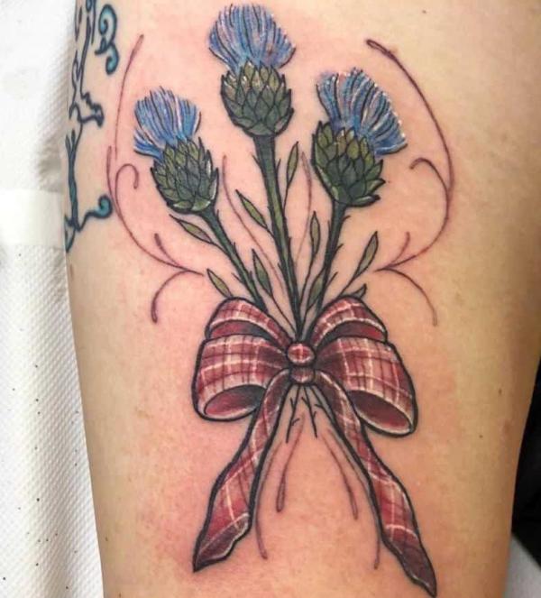 100 Thistle Tattoo Designs with Meaning