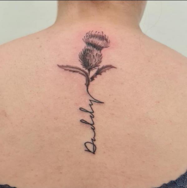 100 Thistle Tattoo Designs with Meaning
