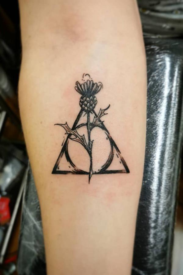 100 Thistle Tattoo Designs with Meaning