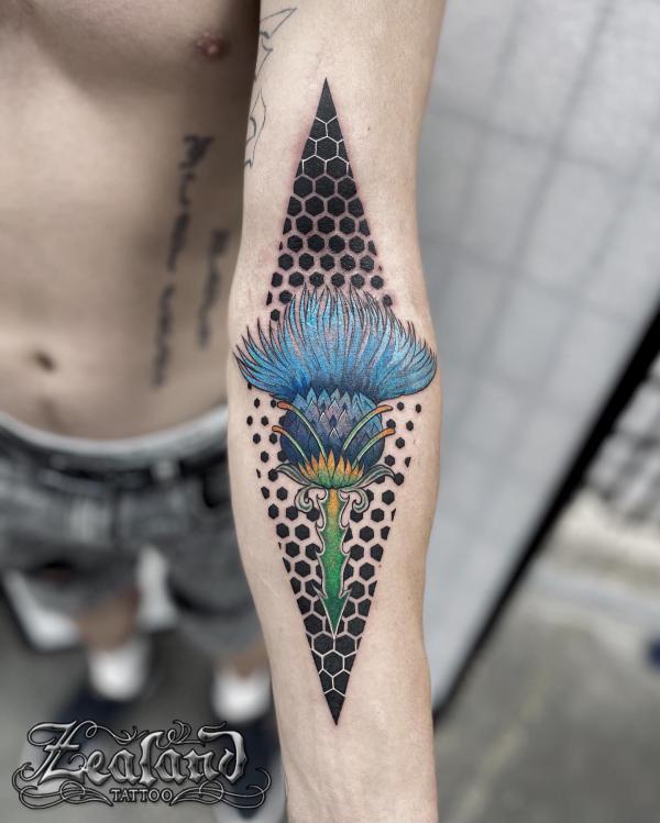 100 Thistle Tattoo Designs with Meaning