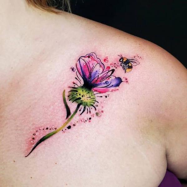 100 Thistle Tattoo Designs with Meaning