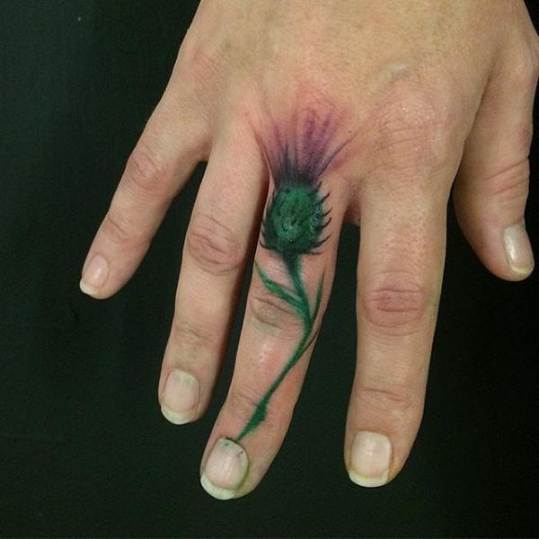 100 Thistle Tattoo Designs with Meaning