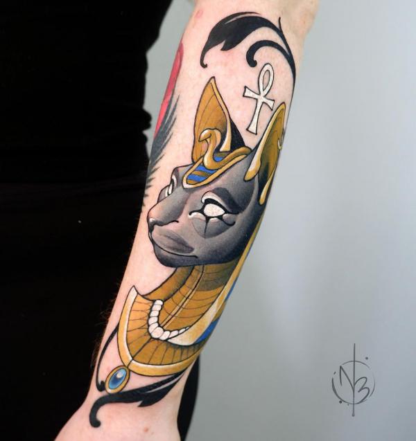 40 Bastet Tattoo Designs with Meaning