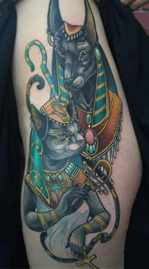 40 Bastet Tattoo Designs with Meaning