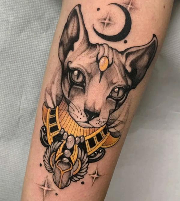 40 Bastet Tattoo Designs with Meaning