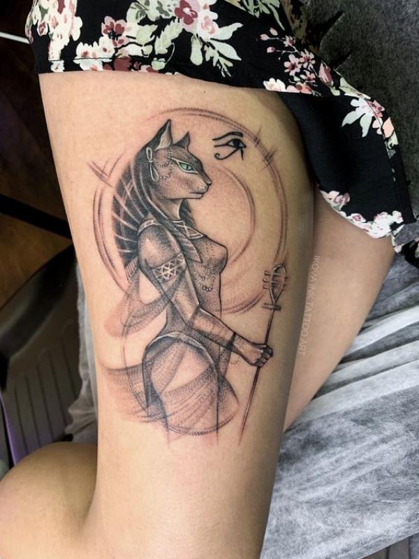 40 Bastet Tattoo Designs with Meaning