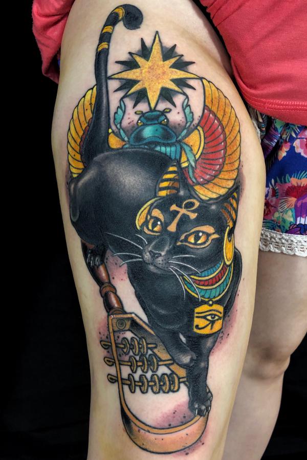 40 Bastet Tattoo Designs with Meaning