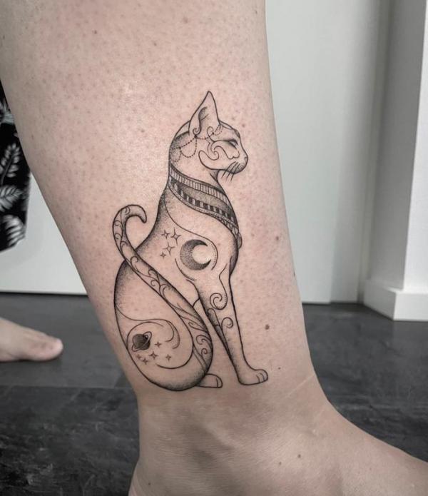 40 Bastet Tattoo Designs with Meaning