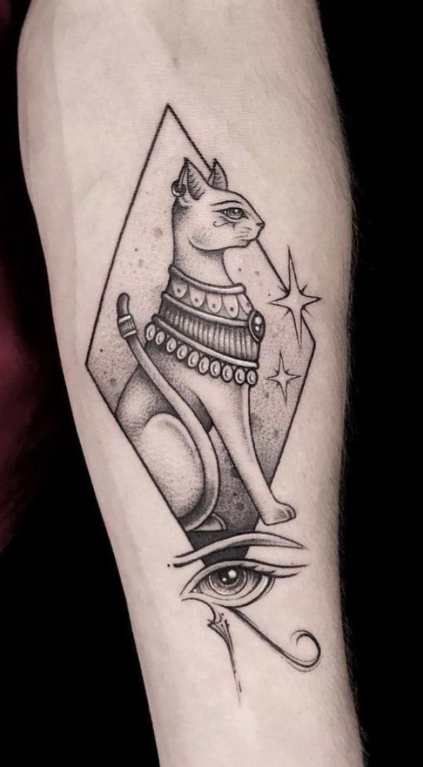 40 Bastet Tattoo Designs with Meaning