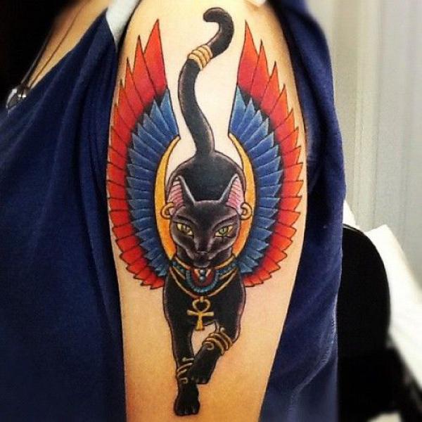 40 Bastet Tattoo Designs with Meaning
