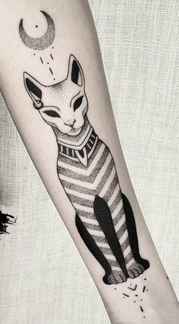 40 Bastet Tattoo Designs with Meaning