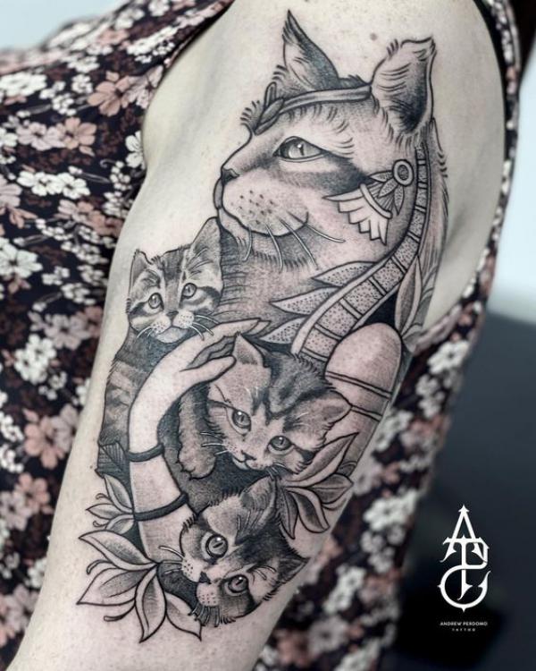 40 Bastet Tattoo Designs with Meaning