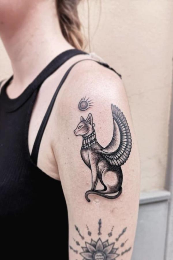 40 Bastet Tattoo Designs with Meaning