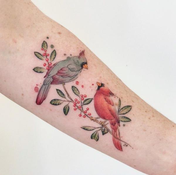 120 Cardinal Tattoos: A Symbol of Passion and Elegance