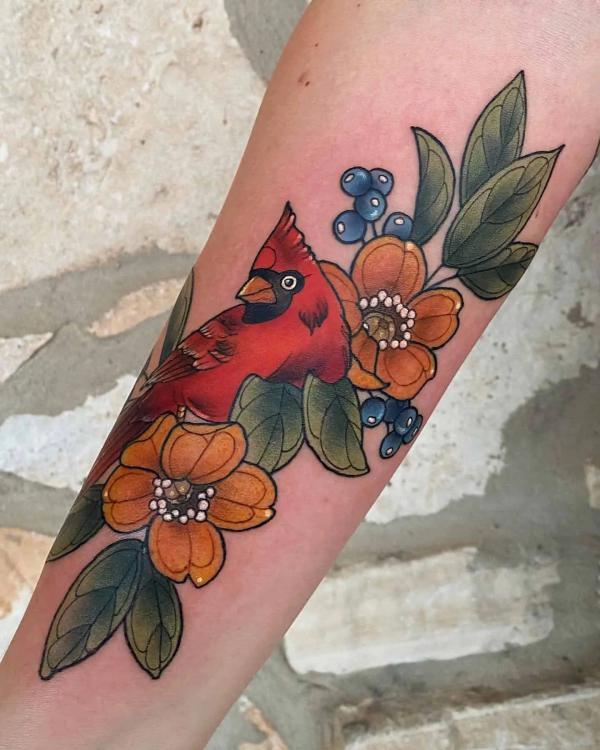 120 Cardinal Tattoos: A Symbol of Passion and Elegance