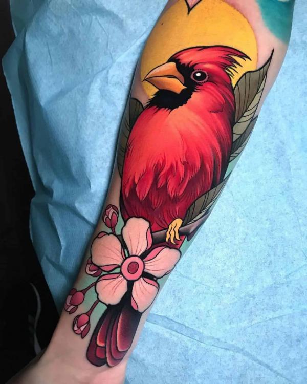 120 Cardinal Tattoos: A Symbol of Passion and Elegance