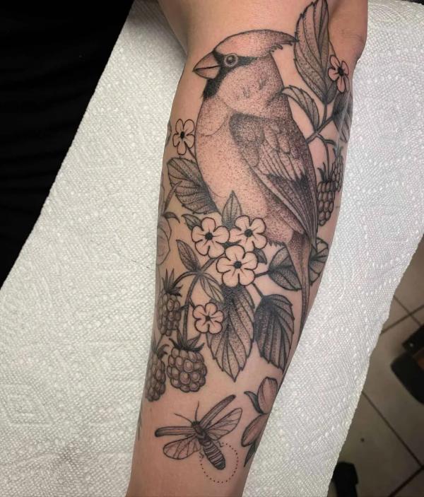 120 Cardinal Tattoos: A Symbol of Passion and Elegance