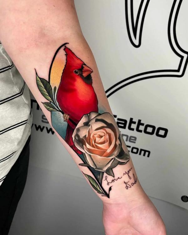 120 Cardinal Tattoos: A Symbol of Passion and Elegance