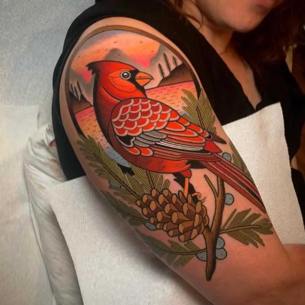 120 Cardinal Tattoos: A Symbol of Passion and Elegance