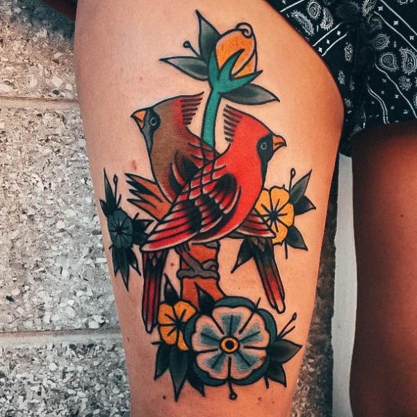 120 Cardinal Tattoos: A Symbol of Passion and Elegance