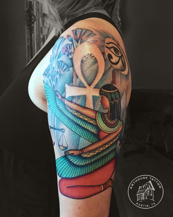 Egyptian God Tattoos: Symbols of Power and Protection