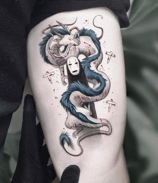 80 No Face Tattoo Designs with Meaning