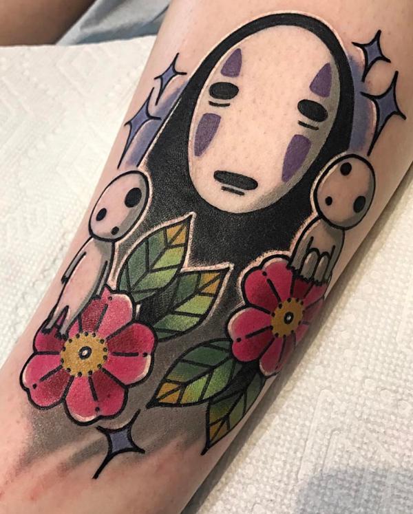 80 No Face Tattoo Designs with Meaning