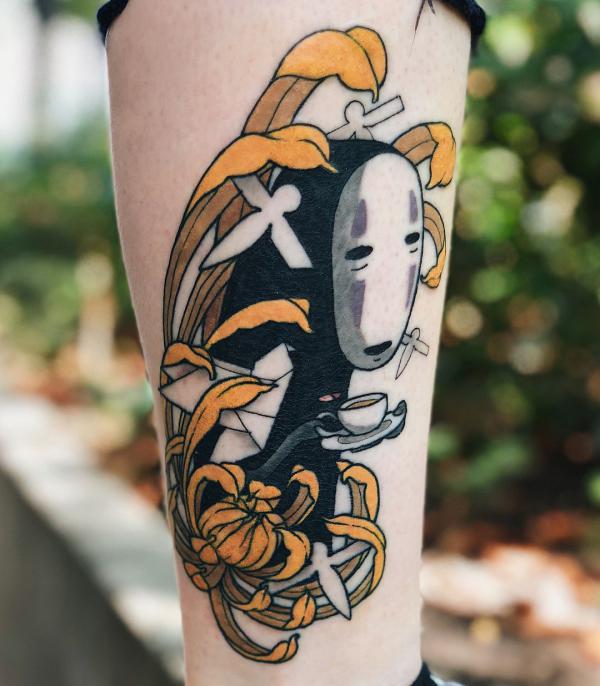 80 No Face Tattoo Designs with Meaning