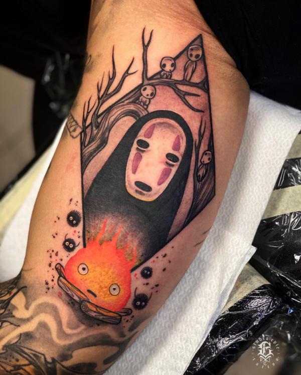 80 No Face Tattoo Designs with Meaning
