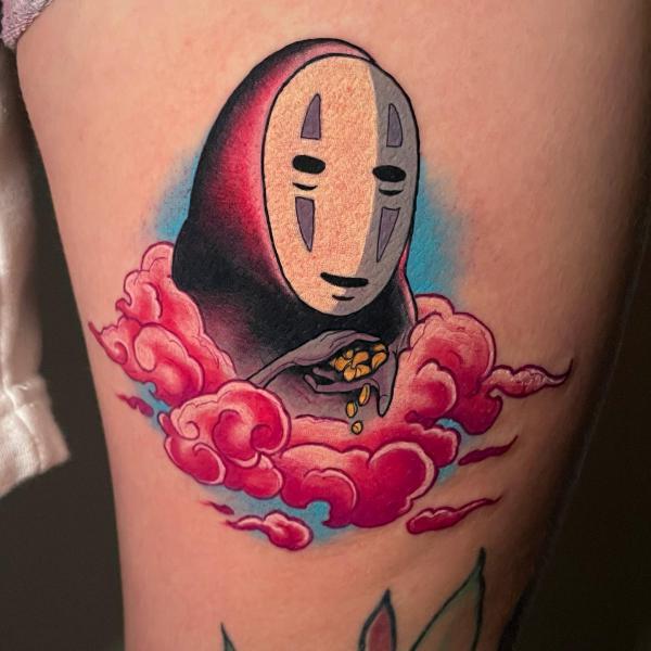 80 No Face Tattoo Designs with Meaning