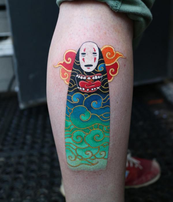 80 No Face Tattoo Designs with Meaning