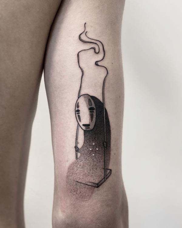 80 No Face Tattoo Designs with Meaning
