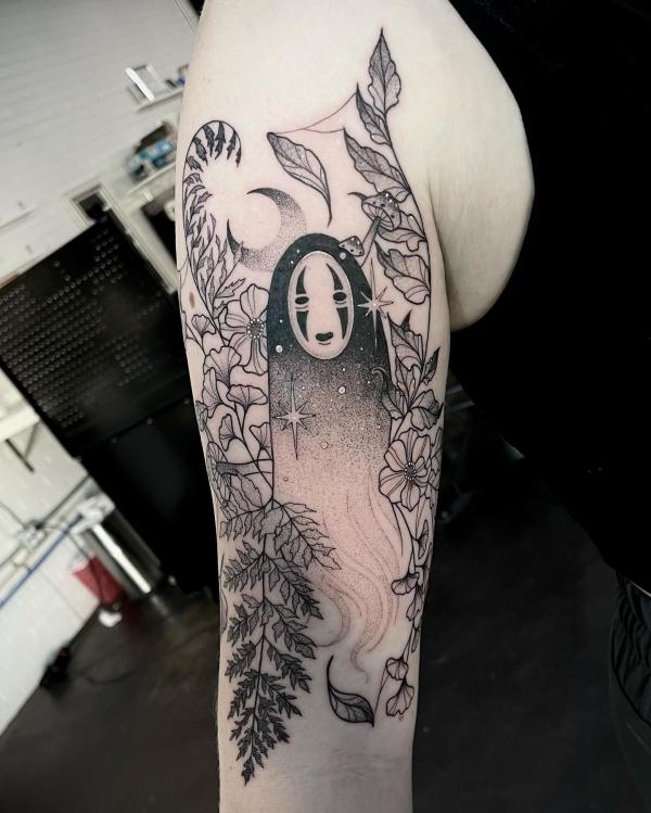 80 No Face Tattoo Designs with Meaning