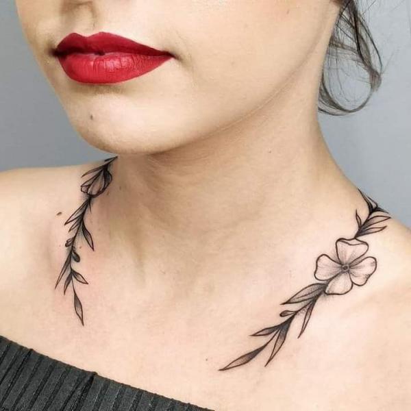 Necklace Tattoo for Women: The Fusion of Elegance and Ink