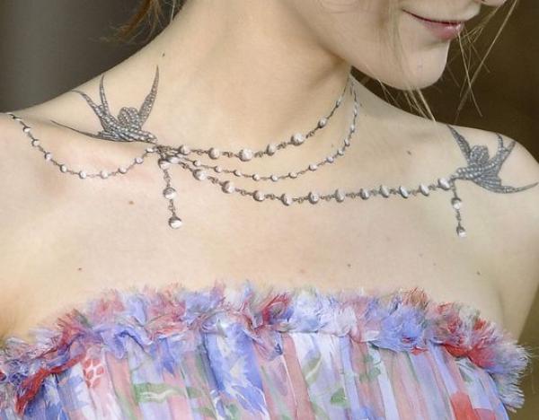 Necklace Tattoo for Women: The Fusion of Elegance and Ink