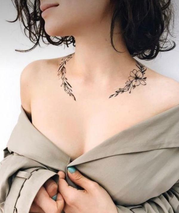 Necklace Tattoo for Women: The Fusion of Elegance and Ink