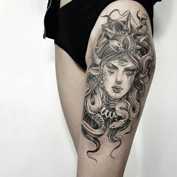 120 Medusa Tattoo Designs with Meaning